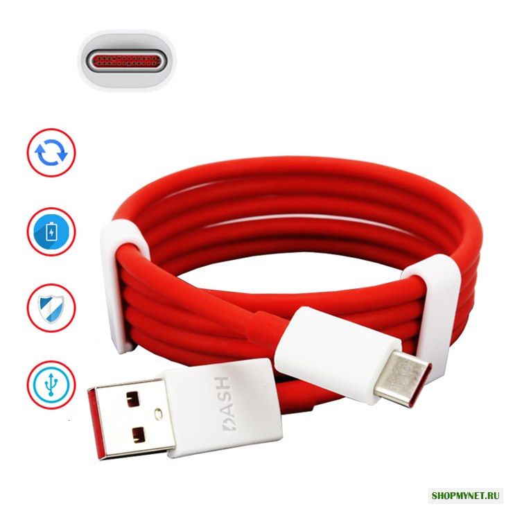 Оригинальный адаптер Oneplus 5 Dash Fast Charger Type-C Зарядный кабель 1M для OnePlus 5