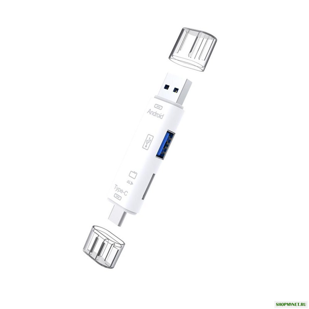 Bakeey 3-в-1 Type-C Micro USB TF SD OTG Многофункциональный адаптер для ноутбука Macbook